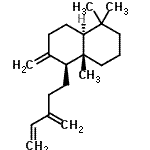 CAS#: 511-02-4, (4aS,5S,8aS)-1,1,4A-Trimethyl-6-Methylene-5-(3-Methylene-4-Penten-1-Yl)Decahydronaphthalene