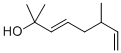 structure of CAS# 51117-35-2, 2,6-Dimethyl-3,7-Octadien-2-Ol
