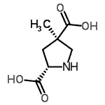 CAS#: 511528-78-2， (2S,4R)-4-Methyl-2,4-Pyrrolidinedicarboxylic Acid