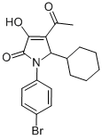 CAS#: 512176-59-9， 4-Acetyl-1-(4-Bromophenyl)-5-Cyclohexyl-1,5-Dihydro-3-Hydroxy-2H-Pyrrol-2-One