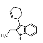 CAS#: 512205-45-7， 3-(2-Cyclohexen-1-Yl)-2-Ethyl-1H-Indole