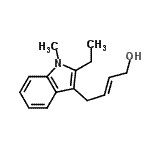 CAS#: 512205-47-9， (2E)-4-(2-Ethyl-1-Methyl-1H-Indol-3-Yl)-2-Buten-1-Ol