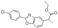 CAS#: 51234-41-4, 2-(4-Chlorophenyl)-alpha-Methyl-5-Benzoxazoleacetic Acid Ethyl Ester
