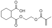 CAS#: 51252-88-1， 1,2-Cyclohexanedicarboxylic acid, mono(2-((2-methyl-1-oxo-2-propenyl)oxy)ethyl) ester