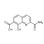 CAS#: 512539-50-3， 2-Carbamoyl-8-Hydroxy-7-Quinolinecarboxylic Acid