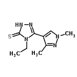 CAS#: 512811-84-6， 5-(1,3-Dimethyl-1H-Pyrazol-4-Yl)-4-Ethyl-2,4-Dihydro-3H-1,2,4-Triazole-3-Thione
