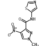 CAS#: 512818-27-8， 1-Methyl-4-Nitro-N-(1,3-Thiazol-5-Yl)-1H-Pyrazole-3-Carboxamide