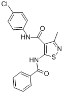 CAS#: 51287-57-1， 5-(Benzoylamino)-N-(4-Chlorophenyl)-3-Methyl-4-Isothiazolecarboxamide