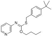 CAS#: 51308-64-6， O-Butyl S-((4-(1,1-Dimethylethyl)Phenyl)Methyl) 3-Pyridinylcarbonimidothioate