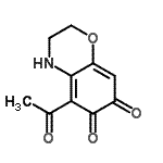 CAS#: 51321-91-6， 5-Acetyl-3,4-Dihydro-2H-1,4-Benzoxazine-6,7-Dione