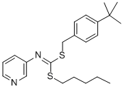 CAS#: 51379-04-5， S-(4-(1,1-Dimethylethyl)Phenyl)Methyl S-Pentyl 3-Pyridinylcarbonimidodithioate