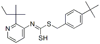 CAS#: 51379-05-6， S-(4-(1,1-Dimethylethyl)Phenyl)Methyl S-(1,1-Dimethylpropyl) 3-Pyridinylcarbonimidodithioate