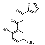 CAS#: 51379-25-0， 1-(2-Furyl)-3-(2-Hydroxy-5-Methylphenyl)-1,3-Propanedione