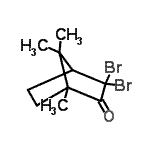 CAS#: 514-12-5， 3,3-Dibromo-1,7,7-Trimethylbicyclo[2.2.1]Heptan-2-One