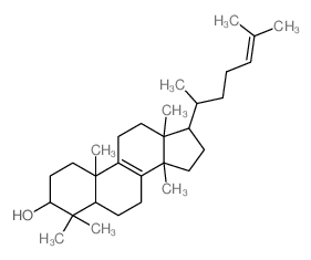 CAS 登录号:514-46-5, (13alpha,14beta,17alpha,20S)-5alpha-羊毛甾-8,24-二烯-3beta-醇