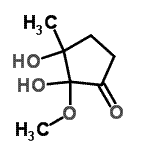 CAS#: 514213-43-5， 2,3-Dihydroxy-2-Methoxy-3-Methylcyclopentanone