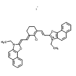 CAS#: 51437-63-9， 2-[(E)-2-{(3E)-2-Chloro-3-[(2Z)-2-(3-Ethylnaphtho[2,1-d][1,3]Oxazol-2(3H)-Ylidene)Ethylidene]-1-Cyclohexen-1-Yl}Vinyl]-3-Ethylnaphtho[2,1-d][1,3]Oxazol-3-Ium Iodide