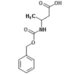 structure of CAS# 51440-81-4, 3-{[(Benzyloxy)Carbonyl]Amino}Butanoic Acid;3-(benzyloxycarbonyl)butanoic acid;3-(CBZ-AMINO)BUTANOIC ACID;3-{[(benzyloxy)carbonyl]amino}butanoic acid