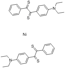 CAS#: 51449-18-4， Bis(1-(4-(diethylamino)phenyl)-2-phenyl-1,2-ethenedithiolato(2-)-S,S')-Nickel