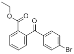 结构式 CAS# 51476-11-0, 4-溴-2'-乙氧羰基二苯甲酮