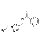CAS#: 514856-39-4， N-[(1-Ethyl-1H-Pyrazol-4-Yl)Methyl]Nicotinamide