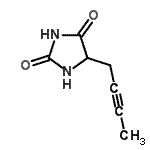 CAS#: 515130-58-2， 5-(2-Butyn-1-Yl)-2,4-Imidazolidinedione