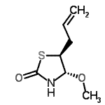 CAS#: 515143-25-6， (4S,5S)-5-Allyl-4-Methoxy-1,3-Thiazolidin-2-One