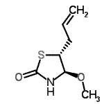 CAS#: 515143-28-9， (4R,5R)-5-Allyl-4-Methoxy-1,3-Thiazolidin-2-One