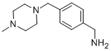 structure of CAS# 515162-20-6, [4-[(4-Methylpiperazin-1-Yl)Methyl]Phenyl]Methylamine;1-(4-[(4-METHYLPIPERAZIN-1-YL)METHYL]PHENYL)METHANAMINE;[4-[(4-METHYLPIPERAZIN-1-YL)METHYL]PHENYL]METHYLAMINE;4-[(4-Methylpiperazin-1-Yl)Methyl]Benzylamine 97%