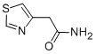 structure of CAS# 51551-54-3, 4-Thiazoleacetamide;2-Thiazol-4-Ylacetamide;2-(4-Thiazolyl)Acetamide;2-(1,3-Thiazol-4-Yl)Ethanamide