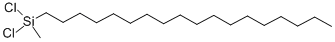 structure of CAS# 5157-75-5, Dichloro-Methyl-Octadecylsilane;Dichloro-Methyl-Octadecyl-Silane;Dichloro-Methyl-Stearyl-Silane;Dichloromethyloctadecylsilane