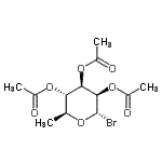 CAS#: 5158-64-5， 2,3,4-Tri-O-Acetyl-6-Deoxy-alpha-L-Mannopyranosyl Bromide