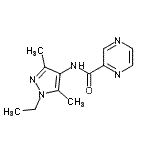 CAS#: 515828-81-6， N-(1-Ethyl-3,5-Dimethyl-1H-Pyrazol-4-Yl)-2-Pyrazinecarboxamide