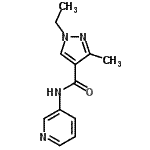 CAS#: 515828-94-1， 1-Ethyl-3-Methyl-N-(3-Pyridinyl)-1H-Pyrazole-4-Carboxamide