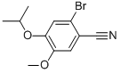 structure of CAS# 515846-11-4, 2-Bromo-4-Isopropoxy-5-Methoxy-Benzonitrile;2-BROMO-4-ISOPROPOXY-5-METHOXY-BENZONITRILE