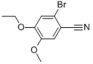 structure of CAS# 515846-45-4, 2-Bromo-4-Ethoxy-5-Methoxy-Benzonitrile;2-BROMO-4-ETHOXY-5-METHOXY-BENZONITRILE