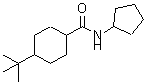 CAS#: 515859-89-9， N-Cyclopentyl-4-(2-Methyl-2-Propanyl)Cyclohexanecarboxamide