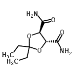 CAS#: 515870-46-9， (4R,5R)-2,2-Diethyl-1,3-Dioxolane-4,5-Dicarboxamide