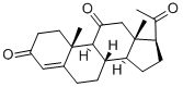 结构式 CAS# 516-15-4, 11-氧代黄体酮