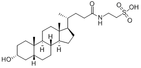 CAS#: 516-90-5， 2-[[(4R)-4-[(3R,5R,8R,9S,10S,13R,14S,17R)-3-Hydroxy-10,13-Dimethyl-2,3,4,5,6,7,8,9,11,12,14,15,16,17-Tetradecahydro-1H-Cyclopenta[a]Phenanthren-17-Yl]Pentanoyl]Amino]Ethanesulfonic Acid