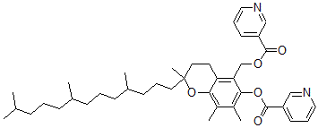CAS#: 51605-68-6， 5-Nicotinooxymethyl-alpha-Tocopherylnicotinate