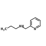 structure of CAS# 51639-59-9, N-(2-Pyridinylmethyl)-1-Propanamine;MFCD07411569;N-(2-pyridinylmethyl)-1-propanamine;Propyl-pyridin-2-ylmethyl-amine