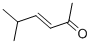 structure of CAS# 5166-53-0, 5-Methyl-3-Hexen-2-One;5-Methylhex-3-En-2-One;187607_Aldrich;3-Hexen-2-One, 5-Methyl-, Trans