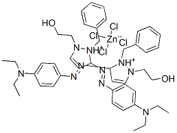 CAS#: 51733-03-0， Bis[1-Benzyl-5-[[4-(Diethylamino)Phenyl]Azo]-2-(2-Hydroxyethyl)-1H-Pyrazolium] Tetrachlorozincate