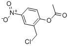structure of CAS# 5174-32-3, 2-Acetoxy-5-Nitrobenzyl Chloride;Phenol, 2-(Chloromethyl)-4-Nitro-, Acetate (Ester);2-(Chloromethyl)-4-Nitrophenylacetate;2-ACETOXY-5-NITROBENZYL CHLORIDE