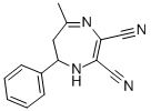 structure of CAS# 51802-61-0, 5-Methyl-7-Phenyl-6,7-Dihydro-1H-1,4-Diazepine-2,3-Dicarbonitrile;Zinc00168168
