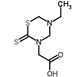 CAS#: 518026-56-7， (5-Ethyl-2-Thioxo-1,3,5-Thiadiazinan-3-Yl)Acetic Acid