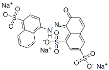 CAS#: 51811-48-4， Trisodium (8E)-7-Oxo-8-[(4-Sulfonatonaphthalen-1-Yl)Hydrazinylidene]Naphthalene-1,3-Disulfonate