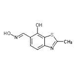 CAS#: 51834-85-6， 6-[(E)-(Hydroxyimino)Methyl]-2-Methyl-1,3-Benzothiazol-7-Ol
