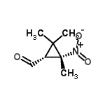 CAS#: 518352-38-0， (1R,3R)-2,2,3-Trimethyl-3-Nitrocyclopropanecarbaldehyde